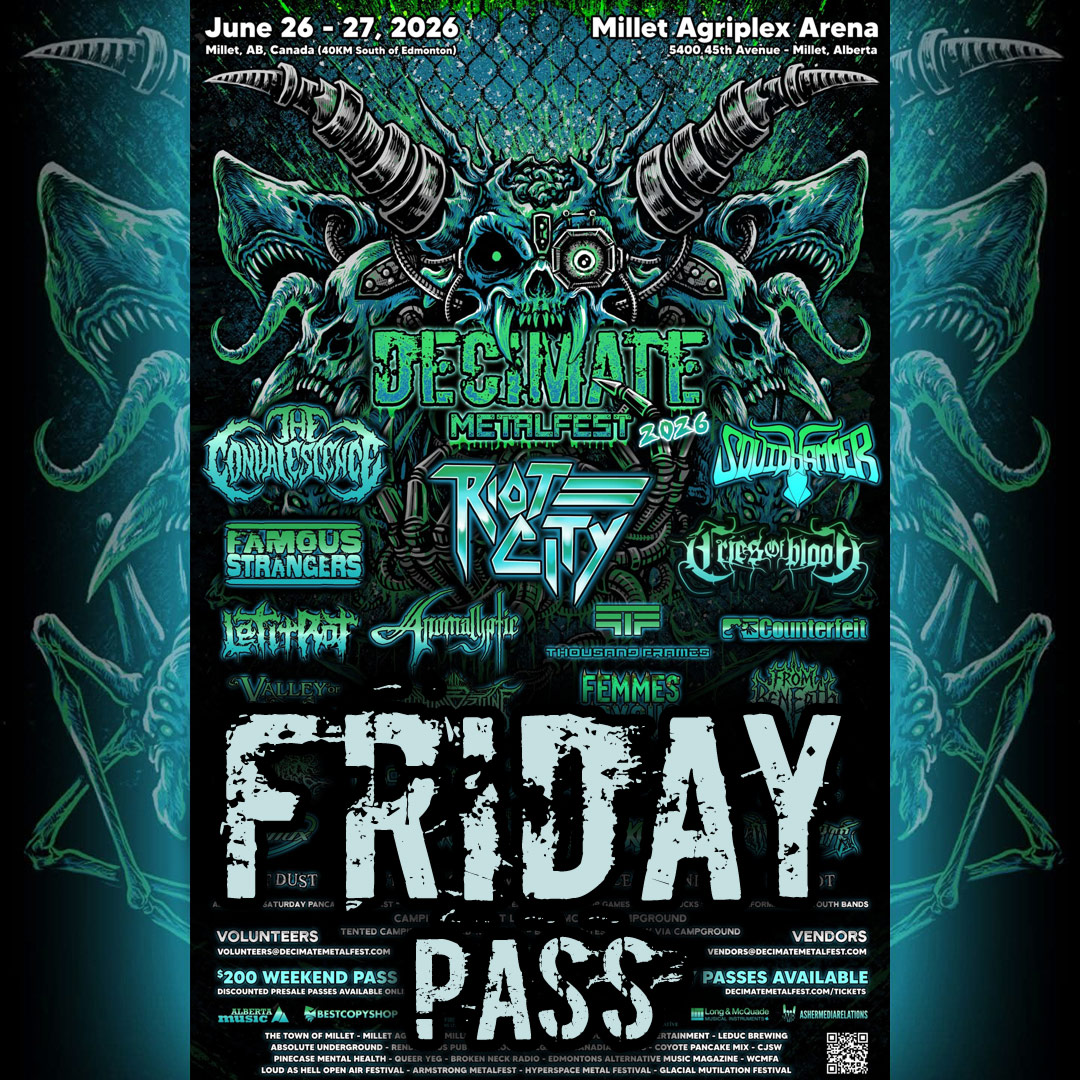 DECIMATE METALFEST - Friday Pass (Advance Sale)